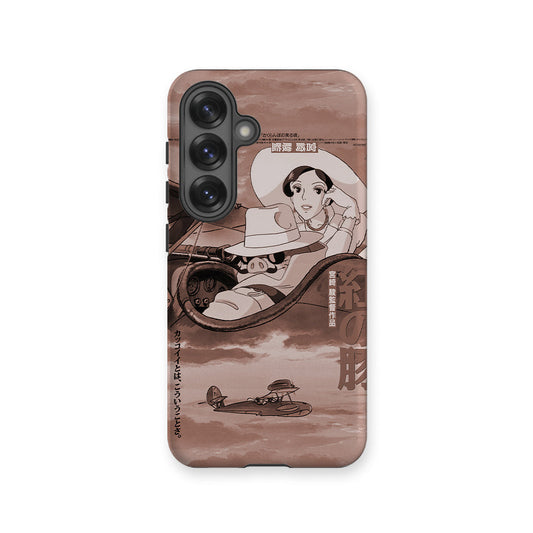 Porco Rosso Vintage Poster-Tough MagSafe